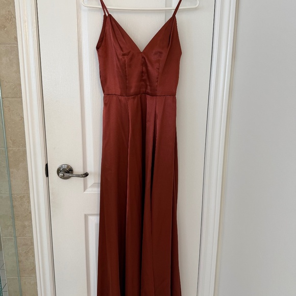 Galina Signature Evening Gown (David’s Bridal) in Copper - Picture 1 of 4